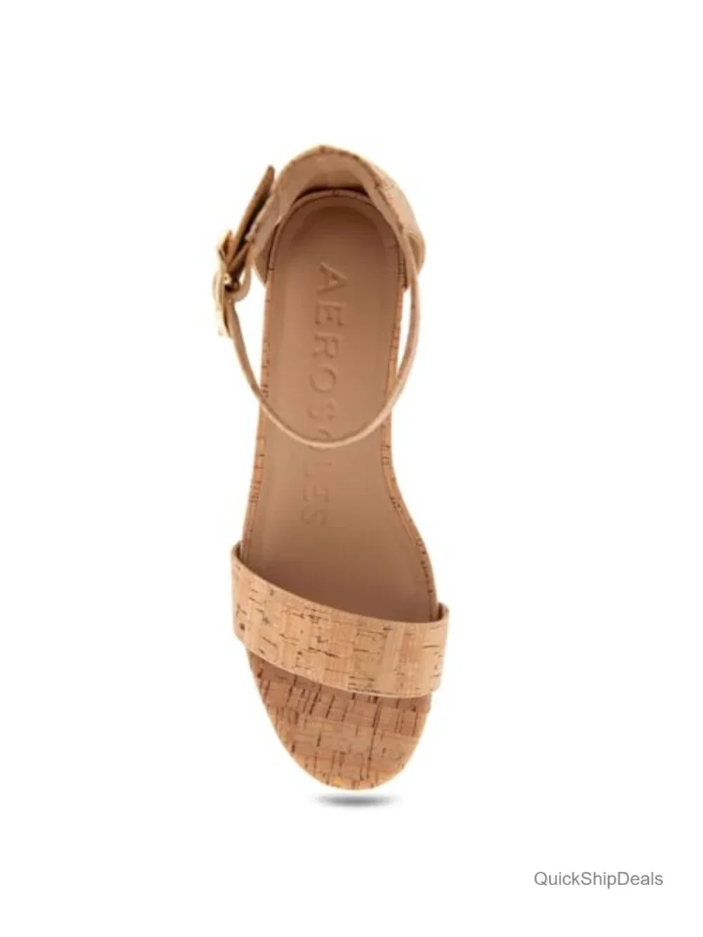 Ankle Strap Wedge Sandal Padded Insole Wedge Heel